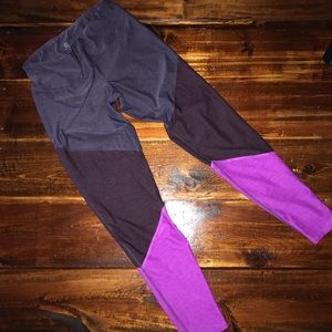 Purple running pants
